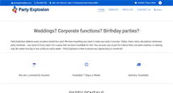 Desktop Screenshot of partyexplosion.net